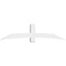 Ekena Millwork Bellingham Architectural Grade PVC Gable Bracket, 84"W x 21"H x 6"D x 6"F, 6/12 Pitch GBP084X21X0606BEL00 - alternate 4